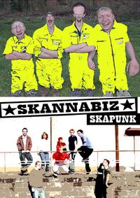 SKANNABIZ & KUNG FU SCHMIDT (Ska Punk vs. Punk'n'Roll) plakat