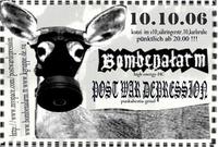 BOMBENALARM & POST WAR DEPRESSION (Hardcore/Grindcore) plakat