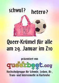 Queer-Krümel plakat