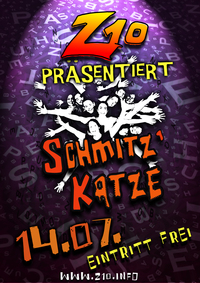 Schmitz' Katze Improtheater plakat