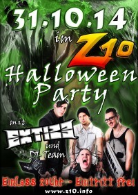 Halloween mit Ext!ze plakat