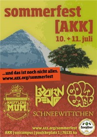 AKK-Sommerfest plakat