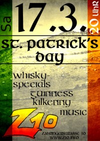 St. Patricks Day plakat