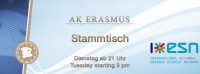 Erasmus Stammtisch plakat