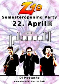 Semesteropening-Party plakat