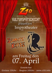 Kulturspätschicht: Improtheater plakat