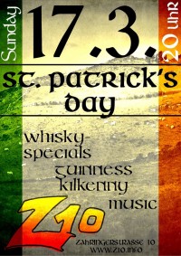 St. Patricks Day plakat