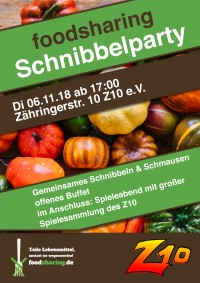 Foodsharing-Schnibbelparty plakat