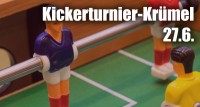 Kickerturnier-Krümel plakat