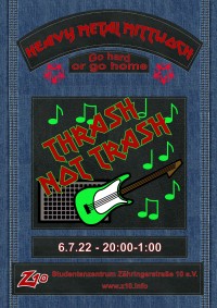 Metalmittwoch - Thrash not trash plakat