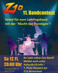 Bandcontest plakat