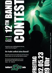 12. Bandcontest plakat