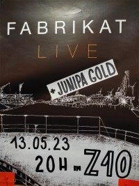 Junipa Gold / Das Fabrikat plakat