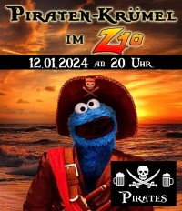 Piraten-Krümel plakat