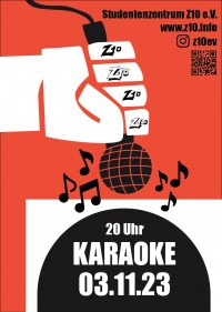 Karaoke-Abend plakat