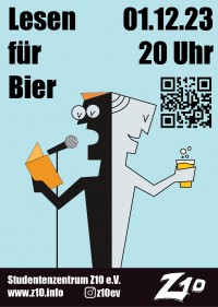 Lesen für Bier plakat