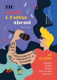 Musik- und Kulturabend plakat