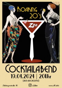 Cocktailabend plakat